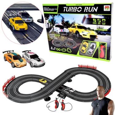 Imagem de Auto Pista Elétrico Autorama C/ 2 Carrinhos Classica 3 Em 1 - DM Toys