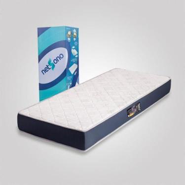 Imagem de Colchão Netsono Solteiro na Caixa Comfort Double Face D33 100x200x17cm