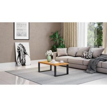 Imagem de Mesa de Centro 89,5x53cm Industrial - Pradel Móveis