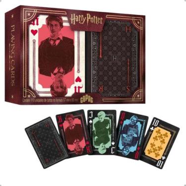 Imagem de Baralho Harry Potter Estojo Duplo Cartas Naipe Convencional - Copag