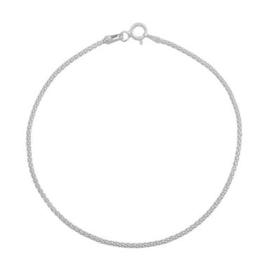 Imagem de Pulseira Feminina De Prata 925 Pipoca 18cm Maciça - DR Joias