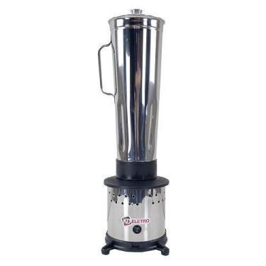 Imagem de Liquidificador 110V Ar- 4 Litros Para Massas Crepe - Kd Eletro, Prata,