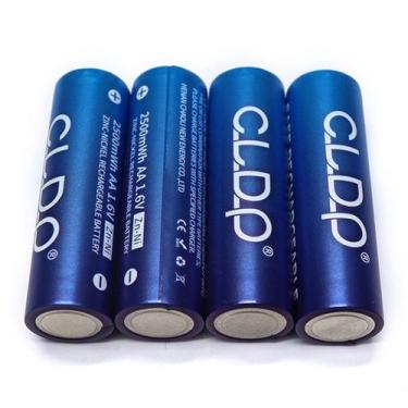 Imagem de 4 Pilhas Recarregaveis Aa 1,6v 2500 Mwh Nizn CLDP, NI-ZN, AA, do vende