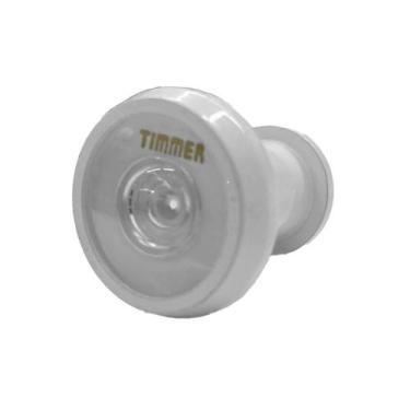 Imagem de Visor Olho Mágico Timmer Extra Curto Branco 200º - Dovale