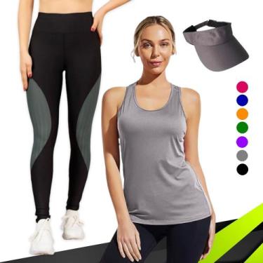 Imagem de CONJUNTO REGATA DRY FIT Tecido furadinho + CALÇA leg LEGGING REDINHA +