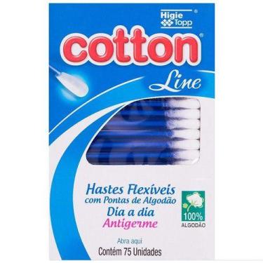 Imagem de Haste Flexível Cotton Line Com 75 Unidades
