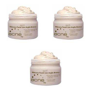 Imagem de Máscara Argila Branca Acne 3 Unidades - Lucy's