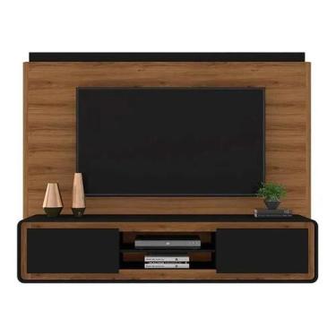 Imagem de Painel suspenso home channel nature / preto fosco - village móveis