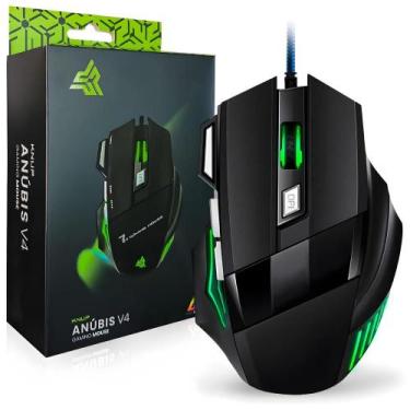 Imagem de Mouse Gamer 2400 DPI Com LED 7 Botões Anúbis V4 Knup KP-V4