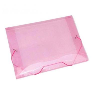 Imagem de Kit 10 Pastas Aba Elástico Ofício A4 23,5cmx33,5cm ACP, Rosa