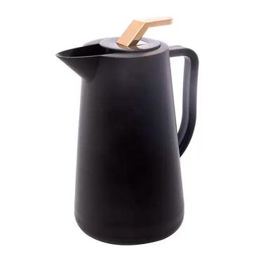 Imagem de Garrafa Térmica de Plástico Atenas Preta 1L 29579 - Wolff