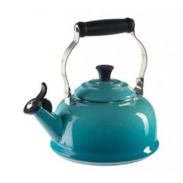 Imagem de Chaleira Com Apito Tradicional Azul Caribe Le Creuset