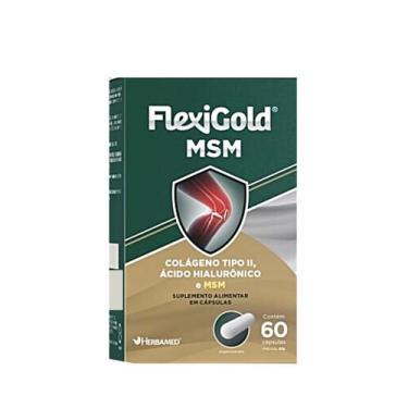 Imagem de Flexigold Msm Colágeno Tipo 2 + Ácido Hialurônico - Herbamed