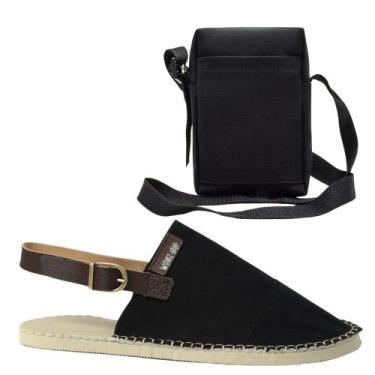 Imagem de Kit Alpargata Muli Bolsa Bag Feminino Masculino Moda Verão - SNOW, Pre