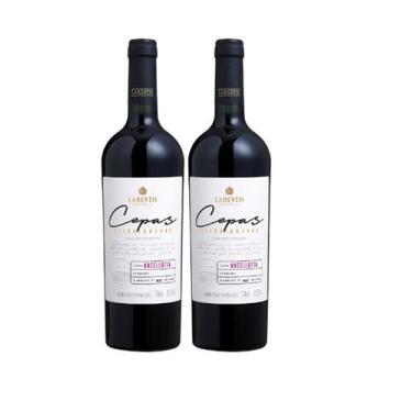 Imagem de Kit 2 Un Vinho Larentis Cepas Selecionadas Ancellotta 750 ml