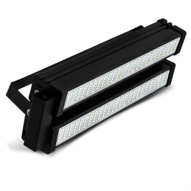 Imagem de Refletor LED Industrial, 300W, 4 Módulos, 6.000 Lumens, 6.500K Branco Frio, Bivolt, IP66 Luminária Externa Lâmpada para Jardim A Prova Dágua IP66 Luz de LED Externa