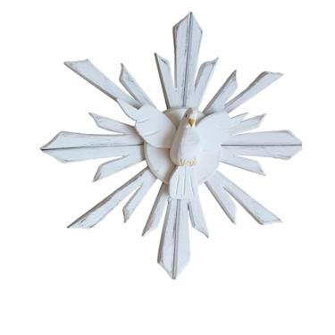 Imagem de Divino Espírito Santo Em Madeira - 26 x 26 cm