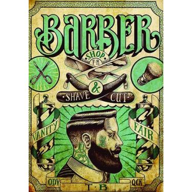 Imagem de Placas Decorativas Barbearia Barber Shop Cabelo Cabeleireiro Diversas 