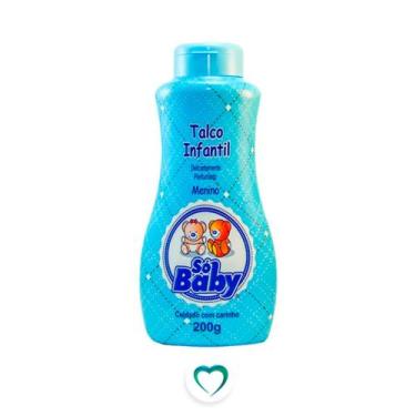 Imagem de Talco Infantil Azul 200G SÓ BABY