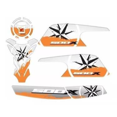 Imagem de Adesivo Carenagem Protetor Lateral Honda Cb 500x Kit 1137 - Resitank