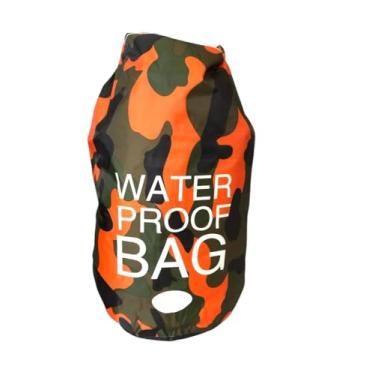 Imagem de Mochila Impermeavel 5 litros Bag Estanque Saco Natação Bolsa Trilha Aprova Dagua (Laranja)