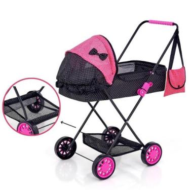 Imagem de Carrinho De Boneca Porta Objeto Veneza Luxo Reborn Estiloso - Sag Toys