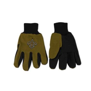Imagem de NFL New Orleans Saints Luvas de dois tons, ouro/preto