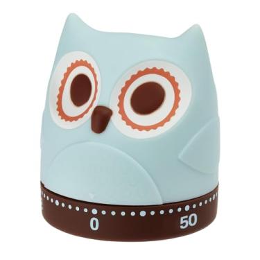 Imagem de Temporizador mecânico de cozinha, temporizador bonito para crianças, temporizador de contagem regressiva manual de 60 minutos para sala de aula, casa, estudo e culinária