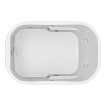 Imagem de Banheira Retangular Campinas COMPLETA com Hidro - Brasil Banheiras, 1,