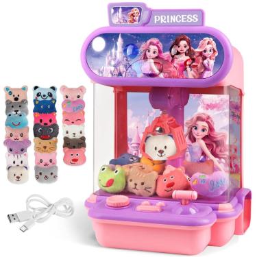 Imagem de Claw Machine TingYuli Mini Vending Girls com 20 brinquedos de pelúcia