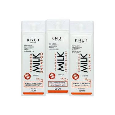 Imagem de Kit Hidratação Imediata Knut Milk Para Cabelos Ressecados (Shampoo+Con
