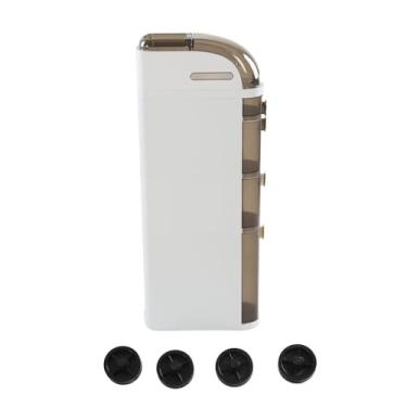 Imagem de Armário de armazenamento fino com gavetas e rodízios para banheiro, cozinha, casa, pequenas lacunas, multifuncional, material de PET, design de economia de espaço (D)