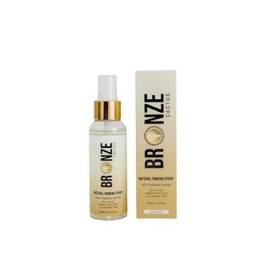Imagem de Bronze Cactus Spray De Água Autobronzeadora Hidratante, Aroma De Coco, Água Bronzeadora Vegana Testada Dermatologicamente, Sem Parabenos, Bronzeador De Aparência Natural, Uniformiza O Tom Da Pele (