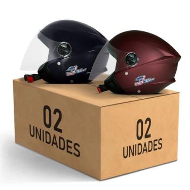 Imagem de Kit 2 Capacete New Liberty 3 Elite Pro Tork Feminino Masculino, AZUL E