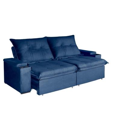 Imagem de Sofá 4 Lugares 2,50m Retrátil e Reclinável Ravi Bom Pastor