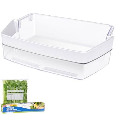 Imagem de Caixa de porta de geladeira WR71X11044 atualizada - Compatível com refrigeradores GE, substitui WR71X11059, PS6011779, AP5656690, 2691847, EAP6011779 - Peça de reposição para prateleira de porta