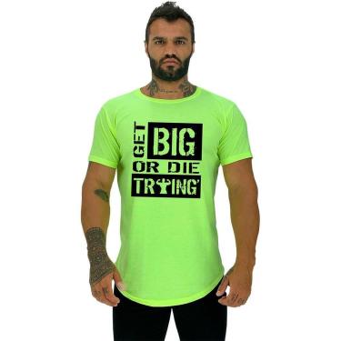 Imagem de Camiseta Longline MXD  Get Big Or Die Training Masculina-Masculino