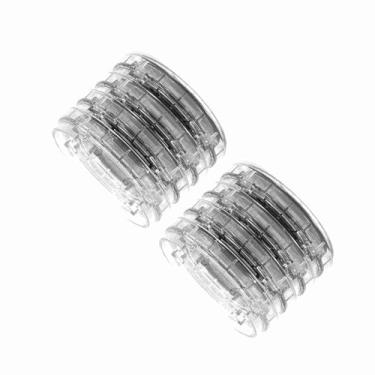 Imagem de 8pcs Definir Plástico Mobertismo de Mobília Plástica Perna Skid Bloco de Camas Camada Camada para Mesa para Mesa Cadeiras sofá Móveis Pés Manchas Manchas (Transparente)