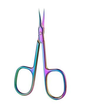 Imagem de Tesoura de cutícula, cortador de cutículas, removedor de cutículas, ferramentas profissionais para cuidados com as unhas, cortador de cutículas de aço inoxidável, A06