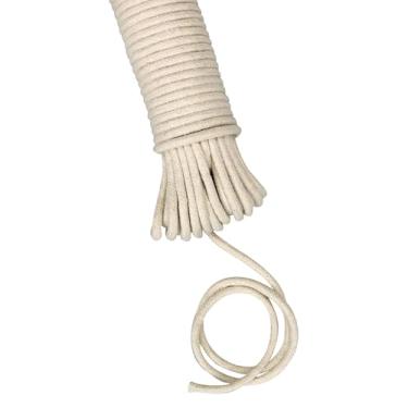 Imagem de Household Corda de varal de algodão 04800 | 3,5 m x 1,9 cm | Off White