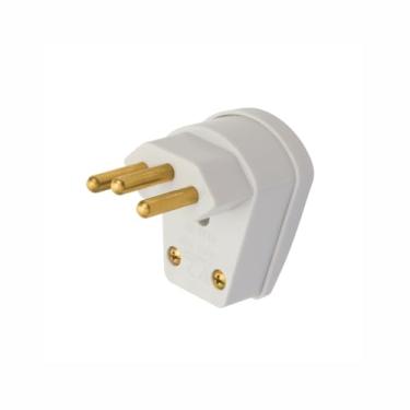 Imagem de PLUGUE 2P+T 20A 250V SOBREPOR CINZA – FAME