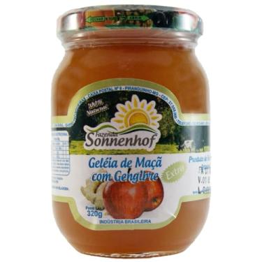 Imagem de Geleia Extra de Maçã com Gengibre - 320g - Fazenda Sonnenhof