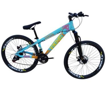 Imagem de Bicicleta Vikingx Tuff 25 Aluminio 24v Freio Hidraulico Suspensão Dian