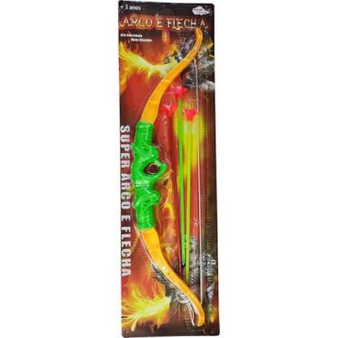 Imagem de Arco Flechas Ventosa Atirar Arqueiro Infantil Divertido. - Toys Toys