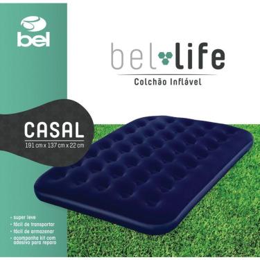 Imagem de Colchão Inflável Casal 191,0X137,0X22,0Cm Bel Lazer