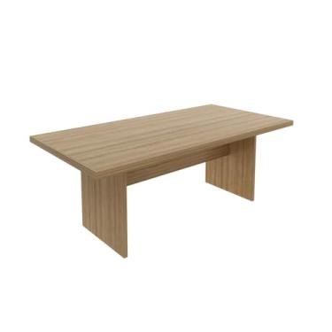 Imagem de Mesa Para Escritório De Reunião Me4119 Tecno Mobili - Amêndoa