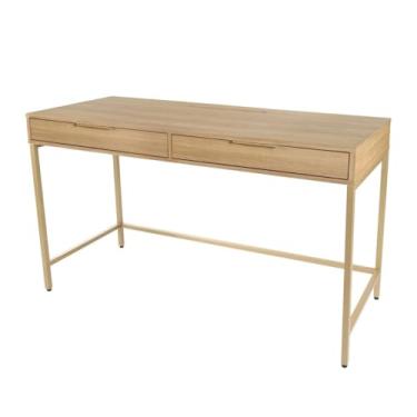 Imagem de Escrivaninha Square 2 Gavetas Tauari Dourado