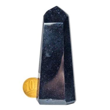Imagem de Ponta Pedra Estrela Azul Lapidada 8 a 9cm Média 86g Tipo B - Cristaisd
