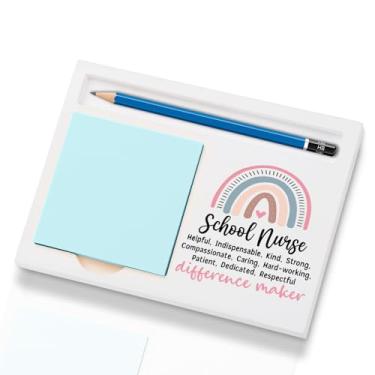 Imagem de Materiais de escritório para enfermeiras escolares, decoração adesiva, presente de agradecimento, agradecimento, para mulheres, porta-notas autoadesivas W2B3