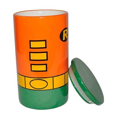 Imagem de Metropole Conjunto 2 Potes Cerâmica DC Comics Batman e Robin - Estilo Rústico Contemporâneo - 26x14 cm